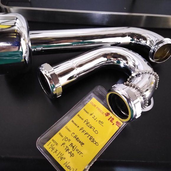 Proflo Sink P-Trap Chrome - Picture 2 of 3